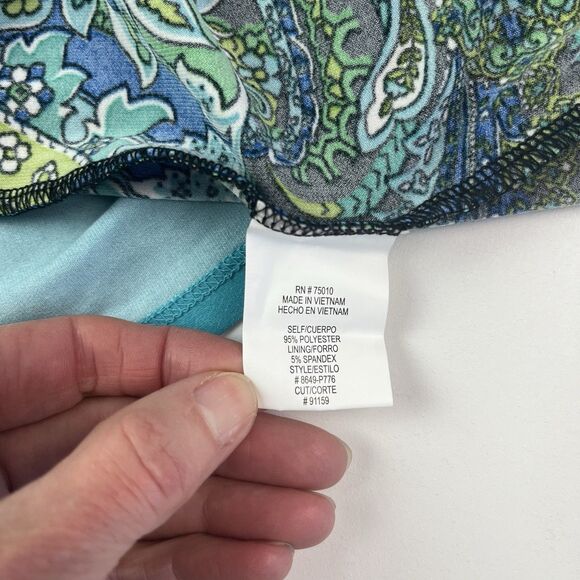 City Triangles Y2K babydoll Mini Dress S Floral Paisley Milkmaid Fairy Grunge - Picture 10 of 11